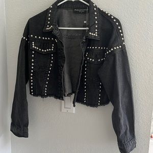 Cropped jean Jacket